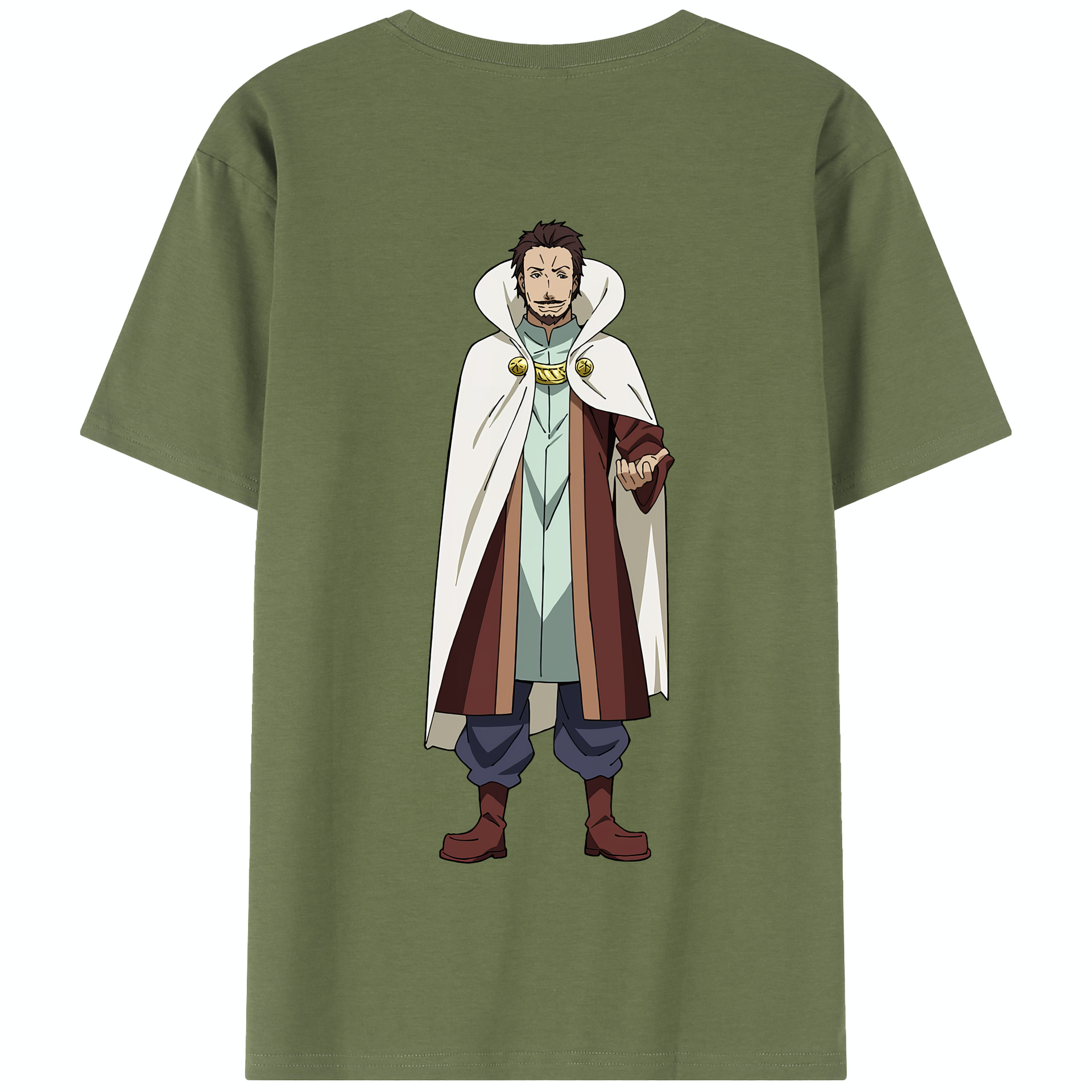 （画像用） 転スラ Regarding Reincarnated to Slime 綿100％半袖Tシャツ（背面プリント）